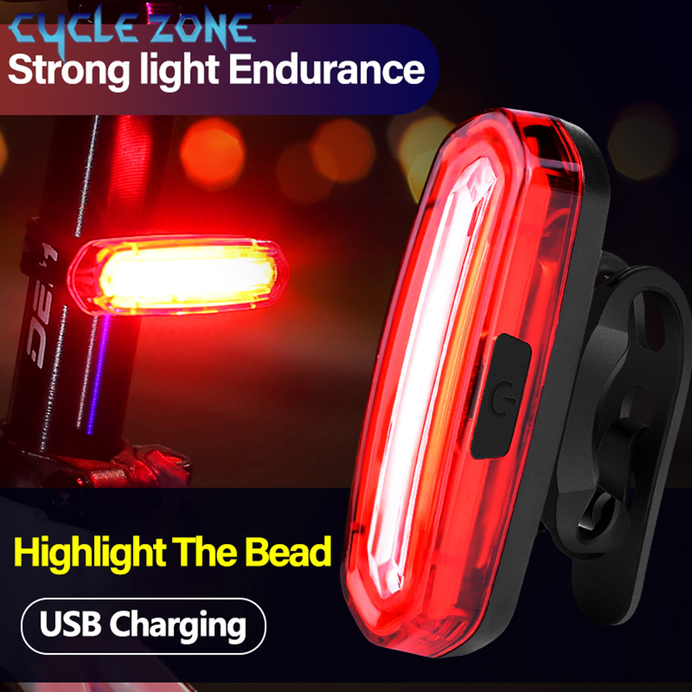 Cycling Gear Charging Station - Bicycle Taillight MTB Red Bike Rear