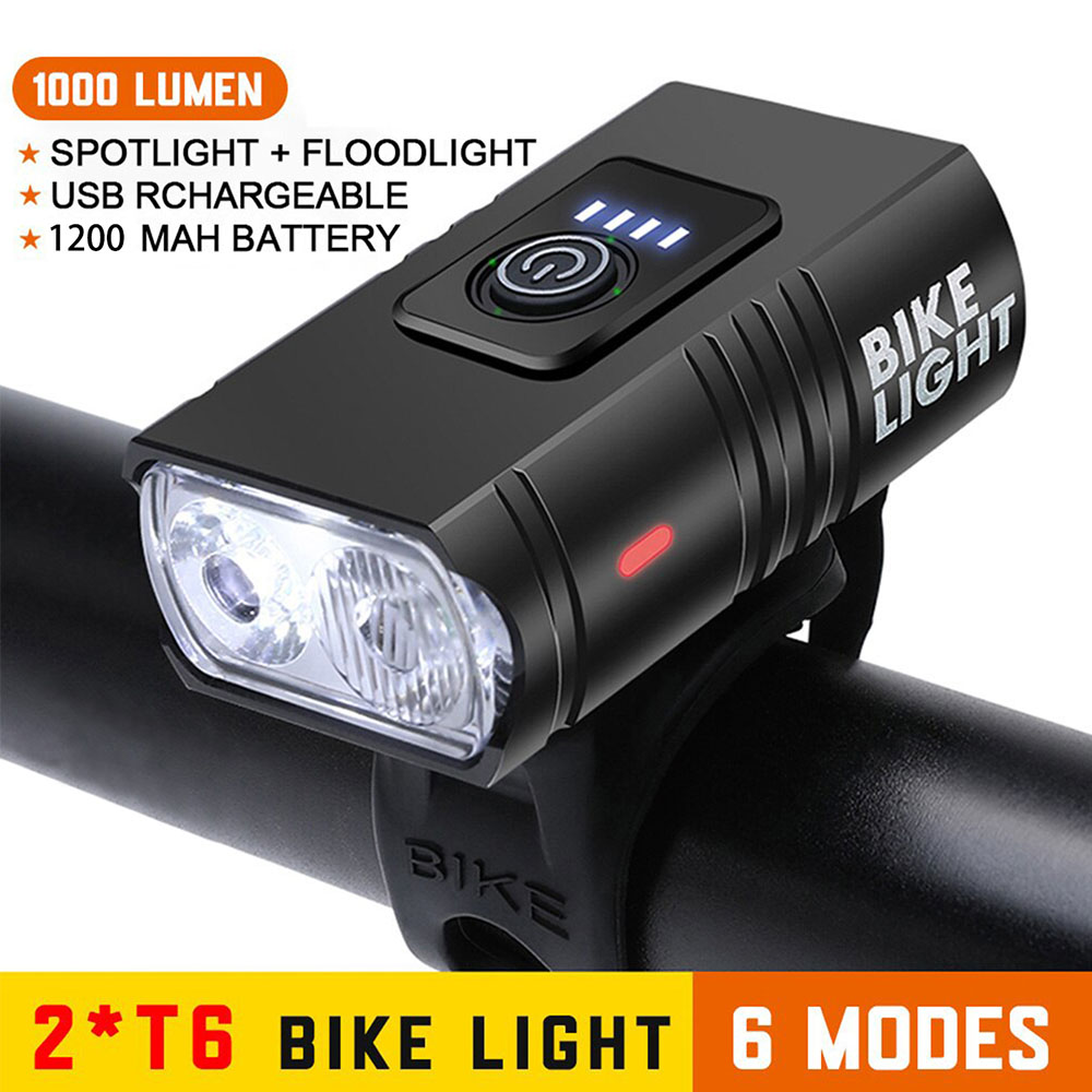 Cycling Gear Charging Station - Bright Bicycle Light T6 LED Front
