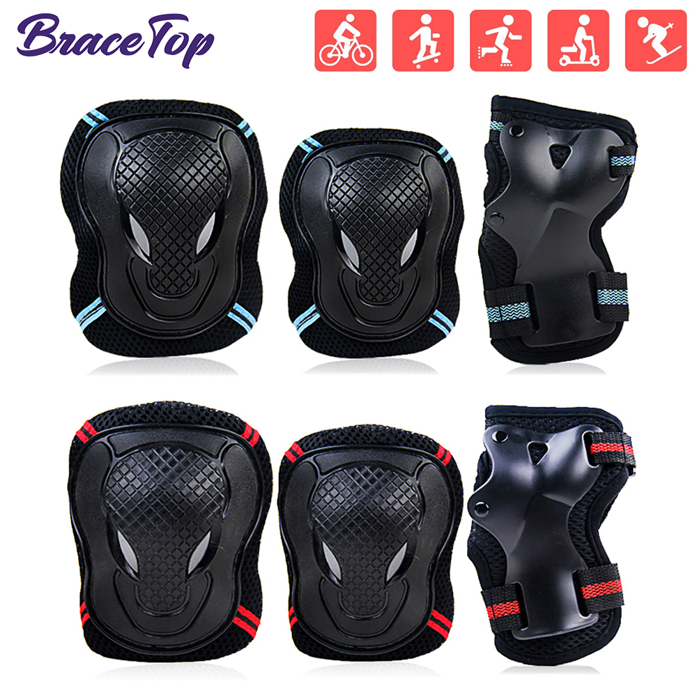 Cycling Protective Gear For Kids - 6Pcs/Set Sports Protective Gear Set Skating