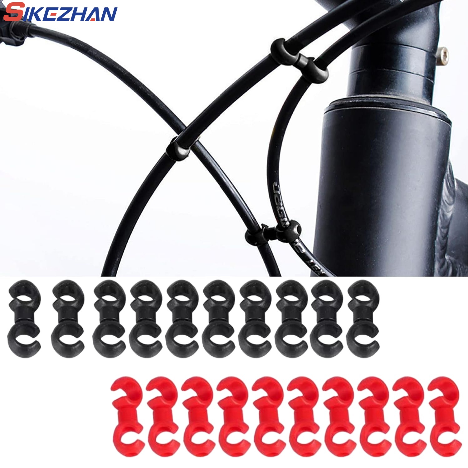 10pcs/set Bike Cross Line Clip - Cycling Gear Parts incelemesi ve fiyatı