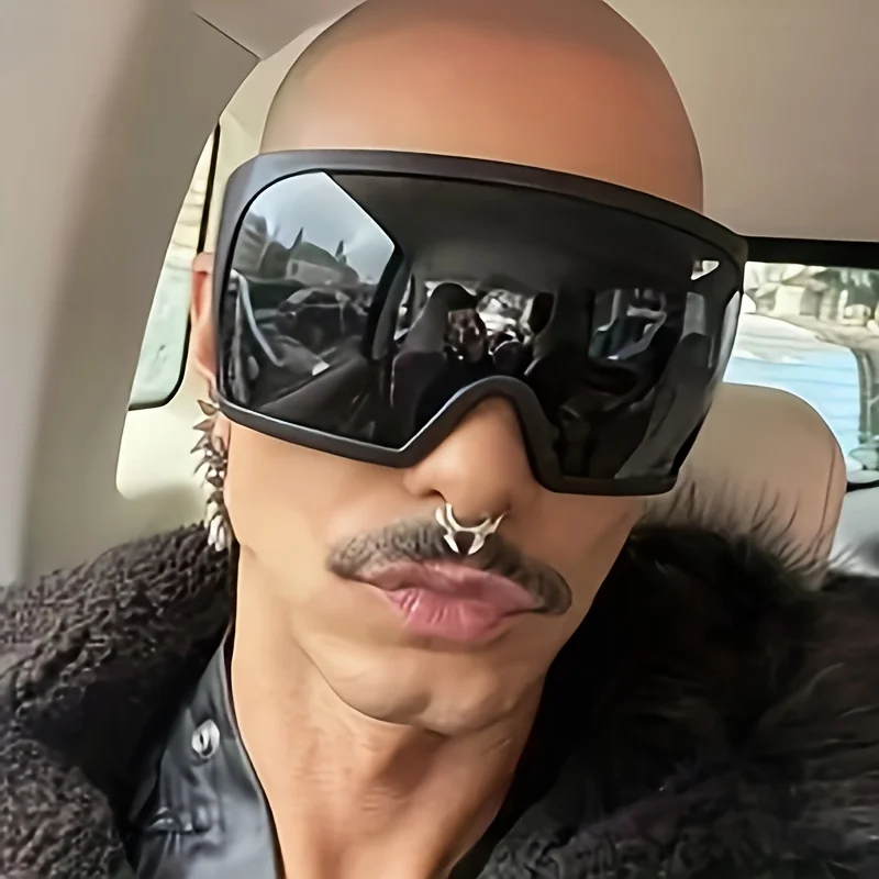 Oversized Sunglasses Men Wrap  - Cycling Glasses incelemesi ve fiyatı