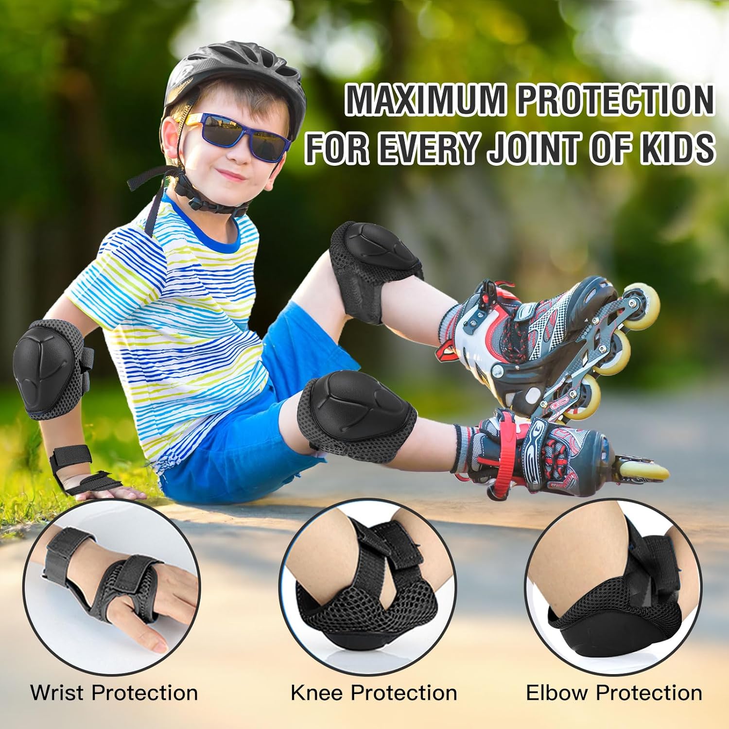 6PCS Kids Protective Gear Set  - Cycling Protective Gear For Kids incelemesi ve fiyatı