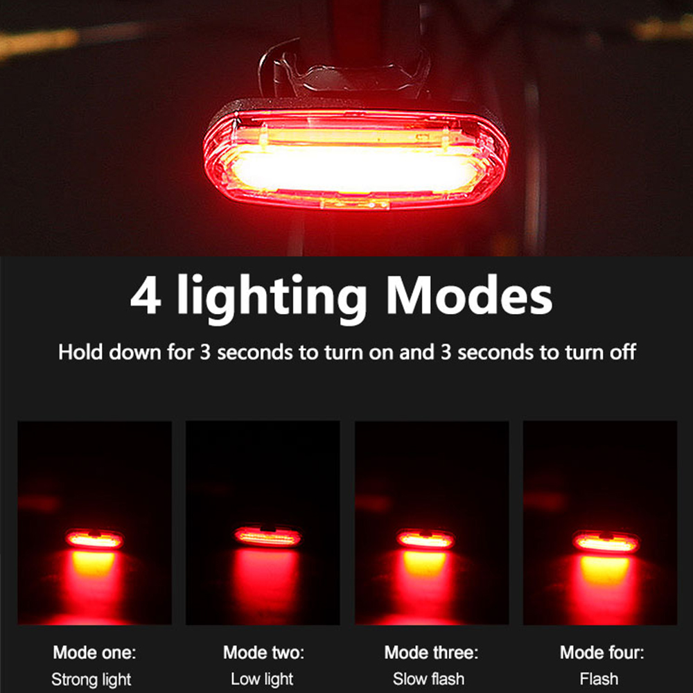Bicycle Taillight MTB Red Bike - Cycling Gear Charging Station incelemesi ve fiyatı