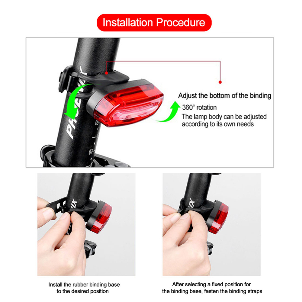 Bicycle Taillight MTB Red Bike - Cycling Gear Charging Station incelemesi ve fiyatı