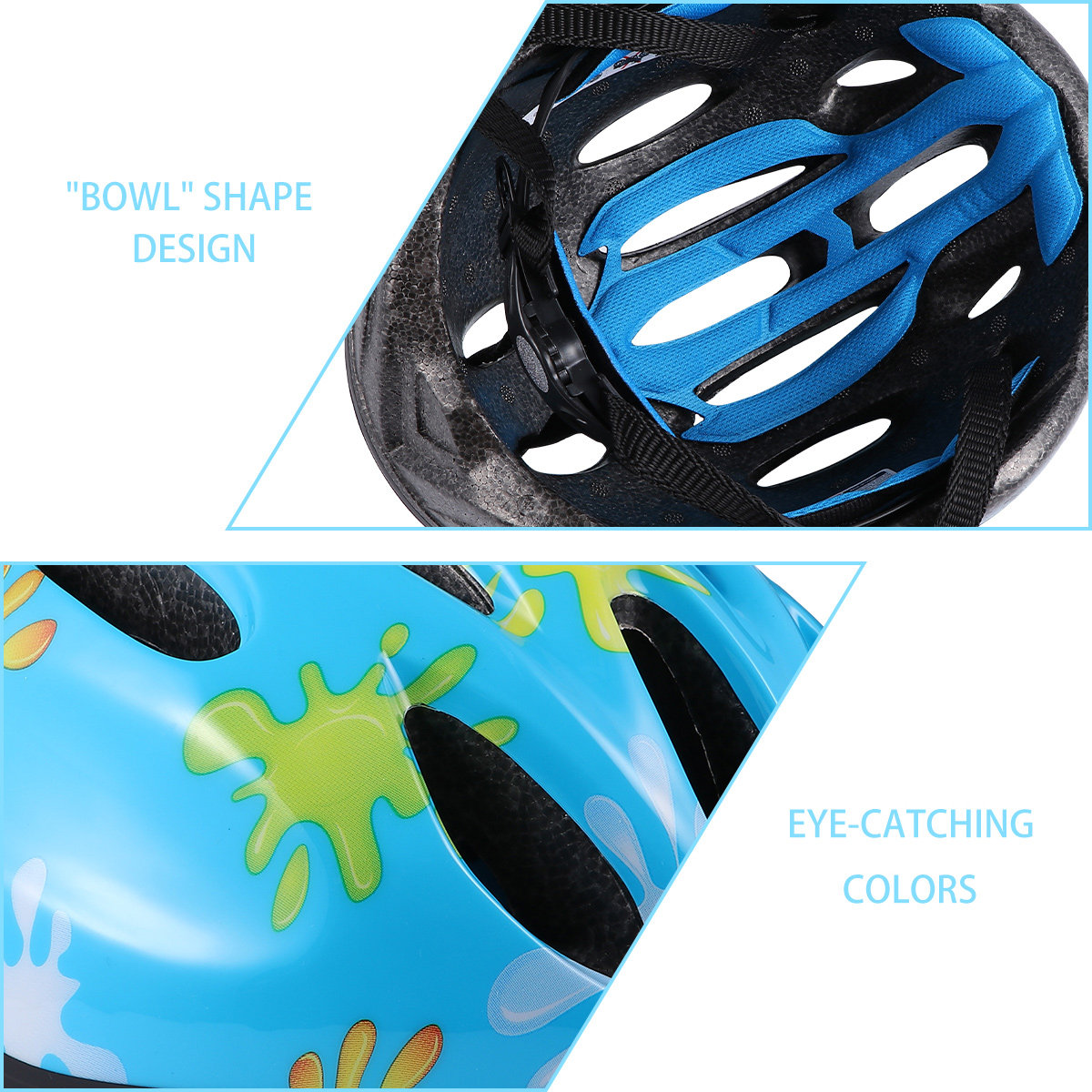 1Pcs Children Safety Skate Blu - Cycling Protective Gear For Kids incelemesi ve fiyatı