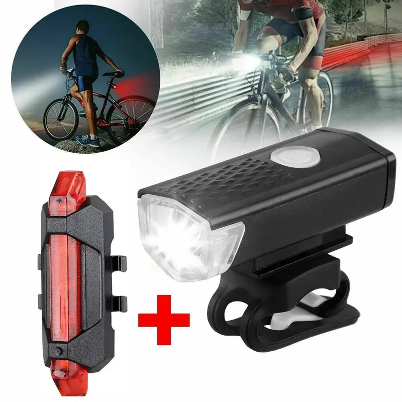 MTB Bike Front Lights USB LED  - Cycling Gear Charging Station incelemesi ve fiyatı