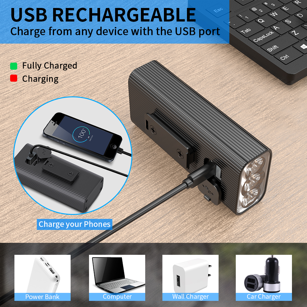 NATFIRE NP13 Bike Light USB Re - Cycling Gear Charging Station incelemesi ve fiyatı