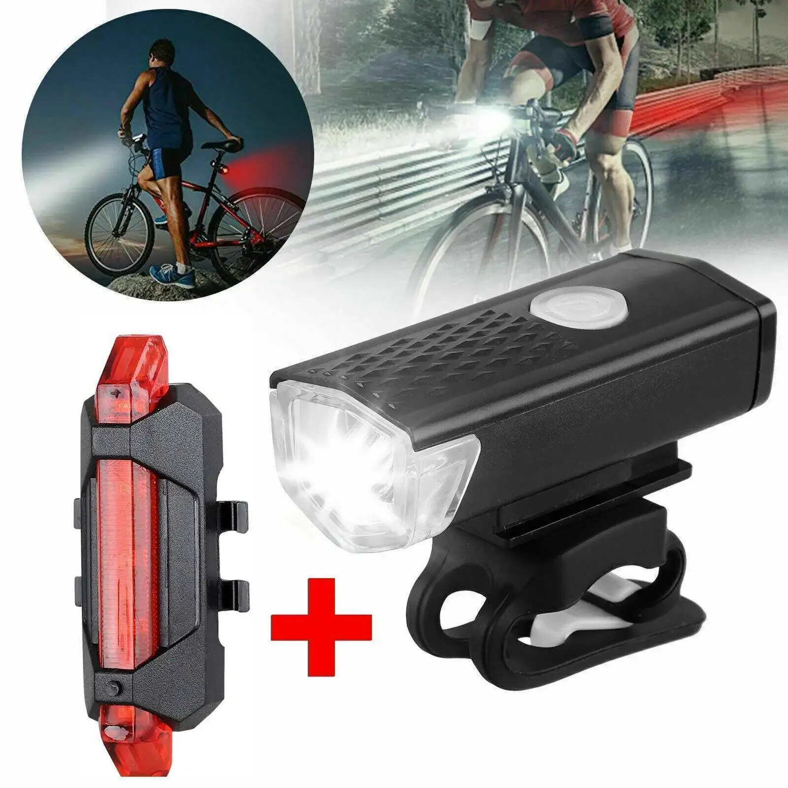 MTB Bike Front Lights USB LED  - Cycling Gear Charging Station incelemesi ve fiyatı