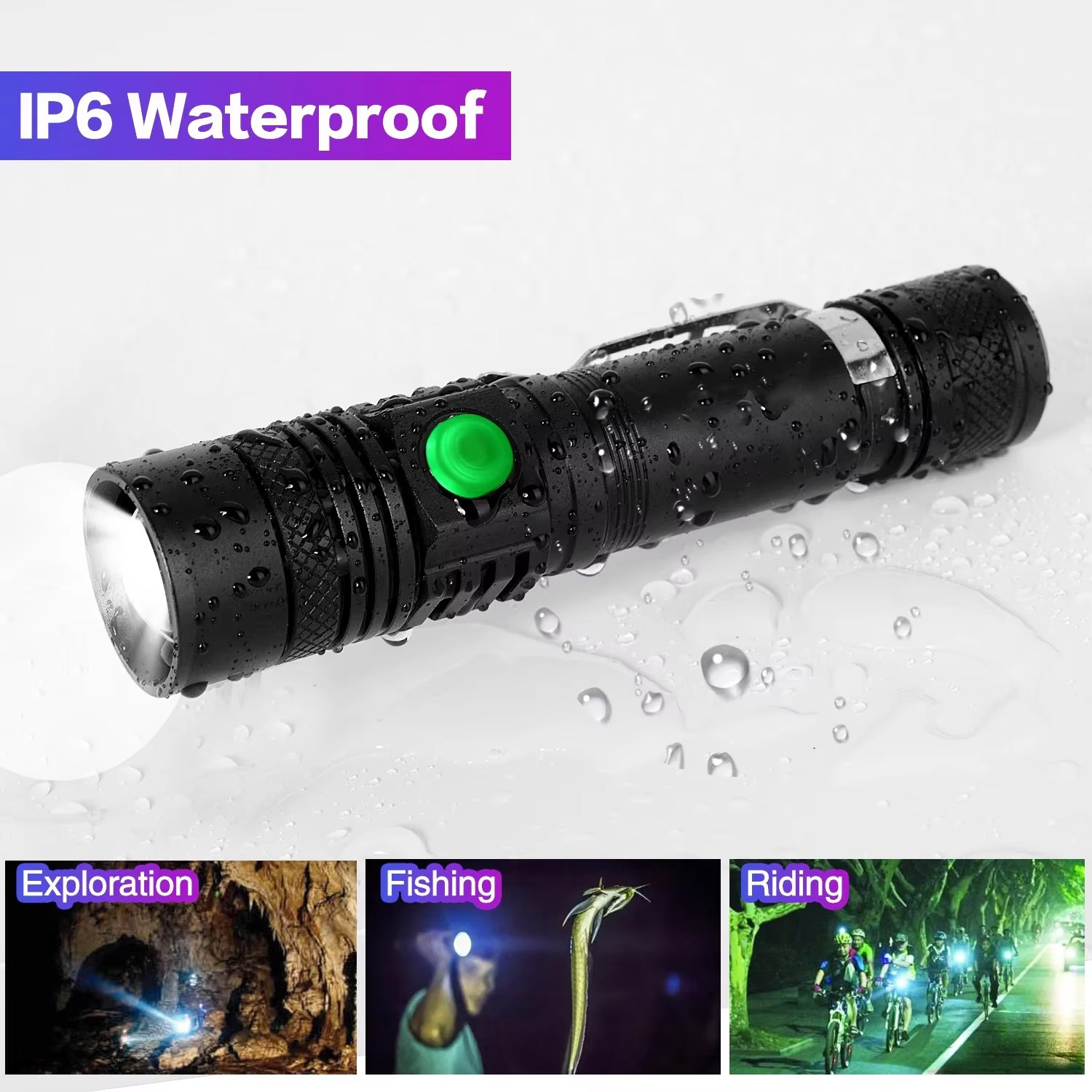 Ultra Bright Flashlight USB Li - Cycling Gear Charging Station incelemesi ve fiyatı