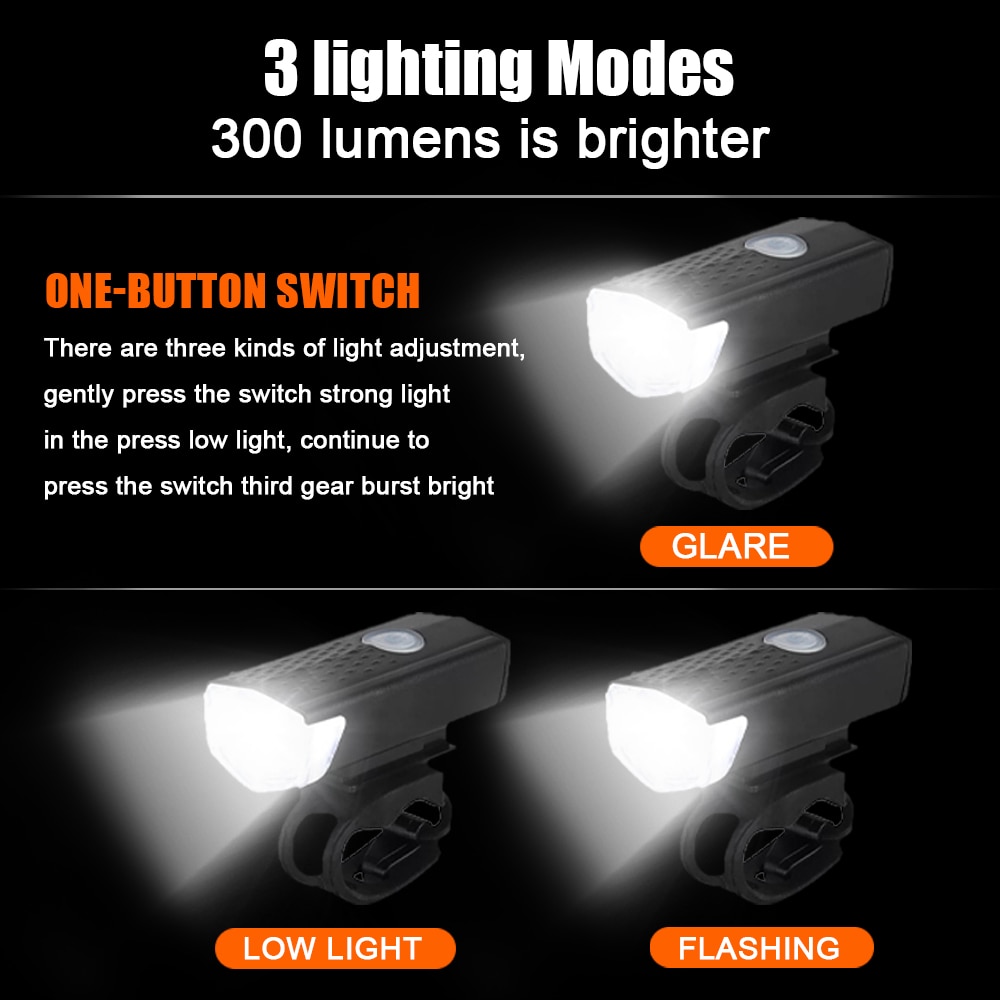 MTB Bike Front Lights USB LED  - Cycling Gear Charging Station incelemesi ve fiyatı