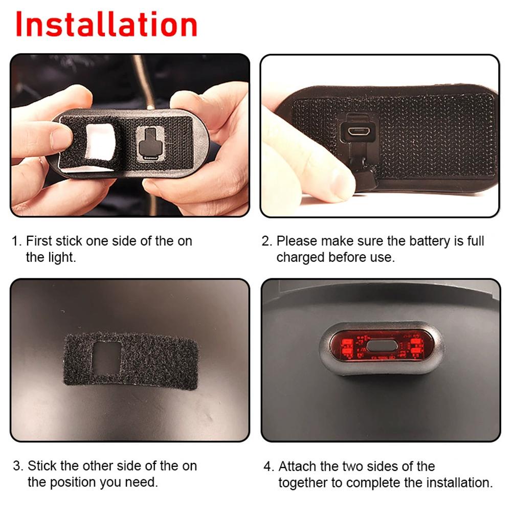 Upgrade 4 Lamp Beads Bicycle H - Cycling Gear Charging Station incelemesi ve fiyatı