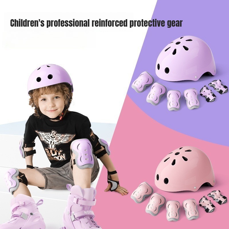 7Pcs/Set Kids Ages 3-10 with W - Cycling Protective Gear For Kids incelemesi ve fiyatı