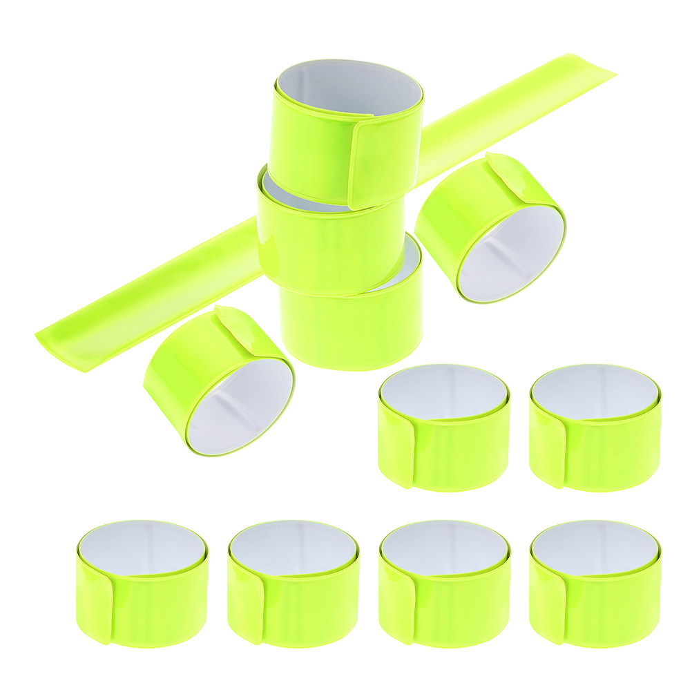 12Pcs Reflective Slap Bracelet - Cycling High Gear incelemesi ve fiyatı