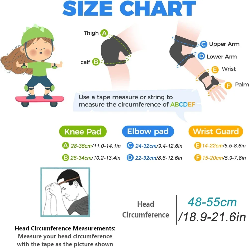 Kids Bike Helmet Knee Elbow Wr - Cycling Protective Gear For Kids incelemesi ve fiyatı