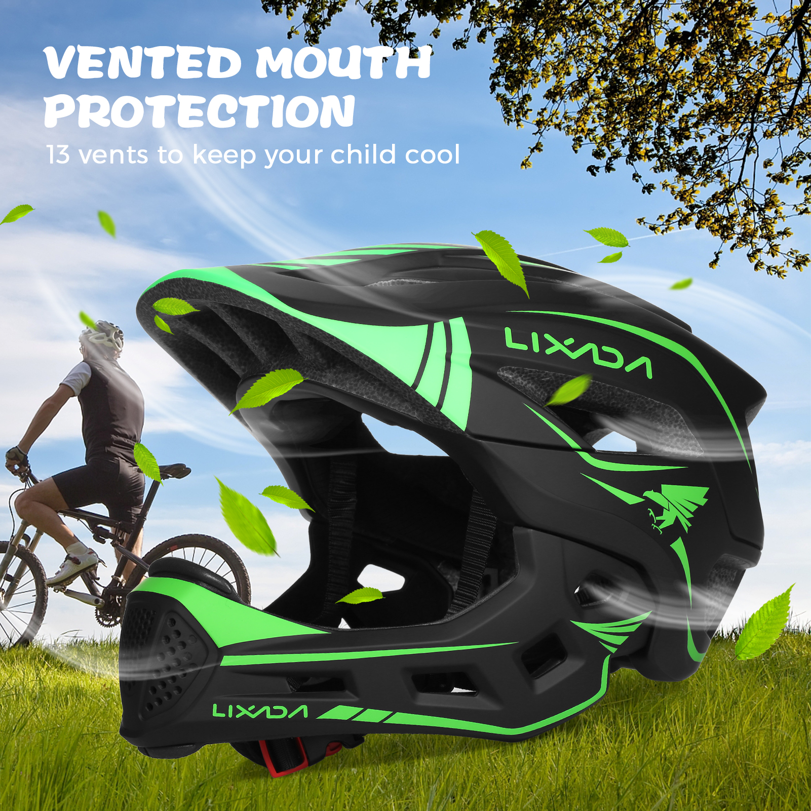 Lixada Kids Detachable Full Fa - Cycling Protective Gear For Kids incelemesi ve fiyatı