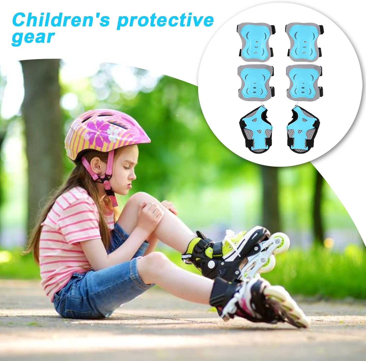 Kids Knee Pads Elbow PadsSet w - Cycling Protective Gear For Kids incelemesi ve fiyatı