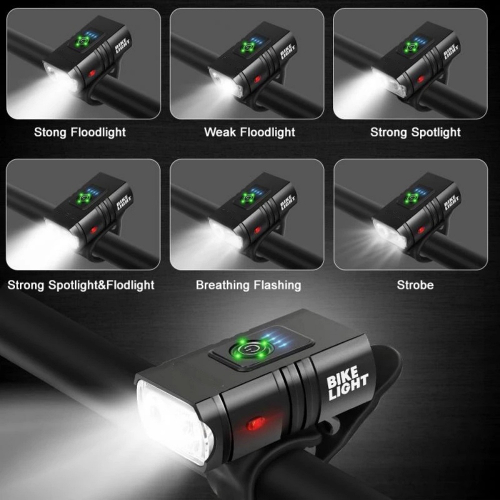 Bicycle Light T6 LED Front USB - Cycling Gear Charging Station incelemesi ve fiyatı